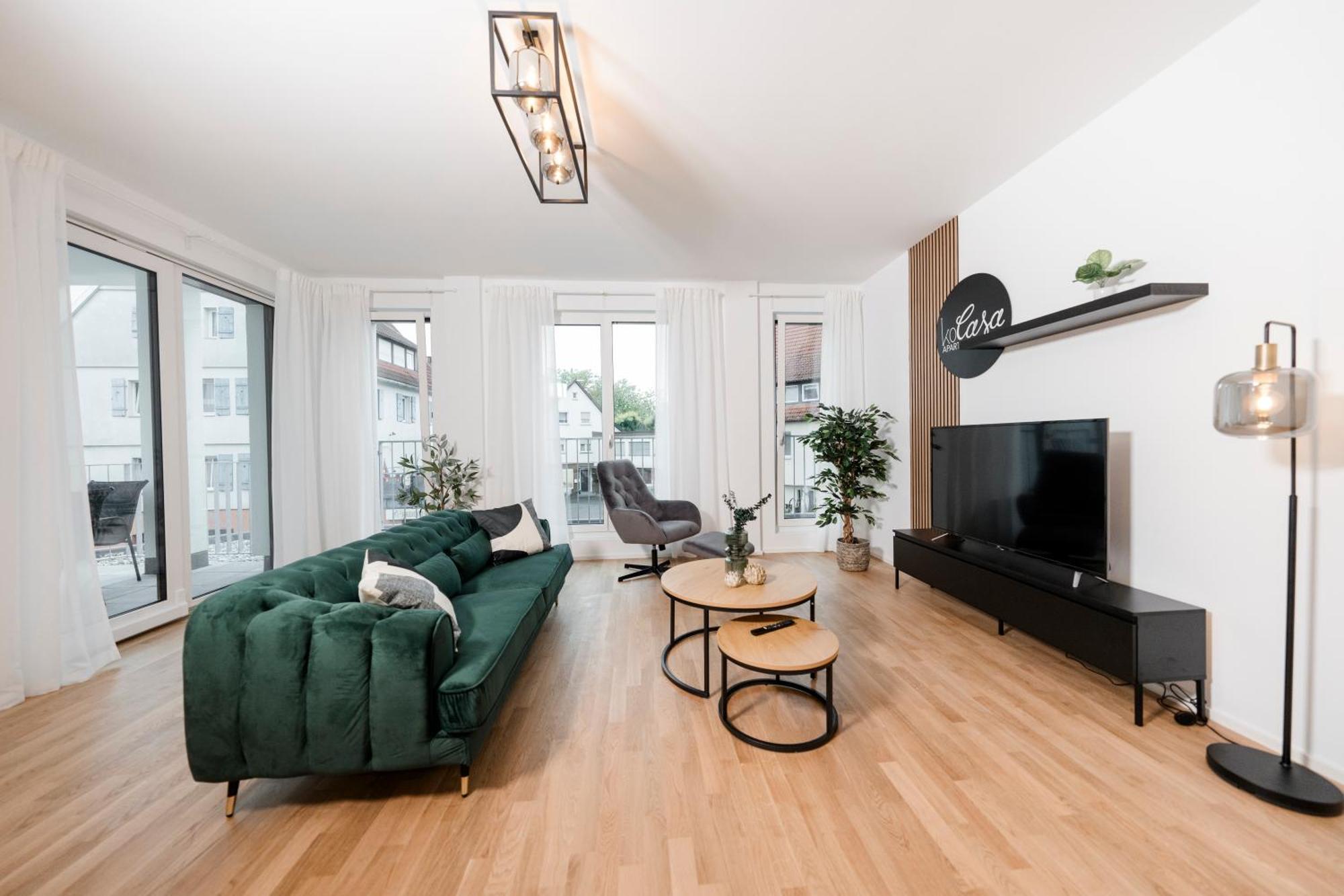 Kocasa-Apartments 01, City-Center Boeblingen, Stellplatz, Balkon, Waipu-Tv Εξωτερικό φωτογραφία